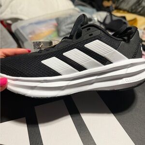 adidas Black and White Athletic Shoes